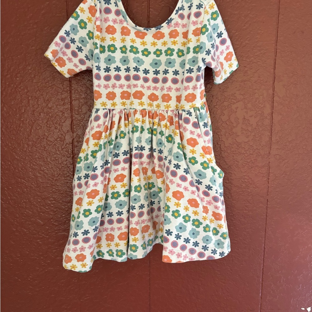RuffleButts 2T Floral Patterned Kids Dress